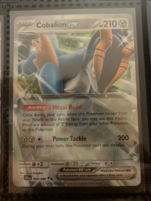 Cobalion EX Pokemon card new