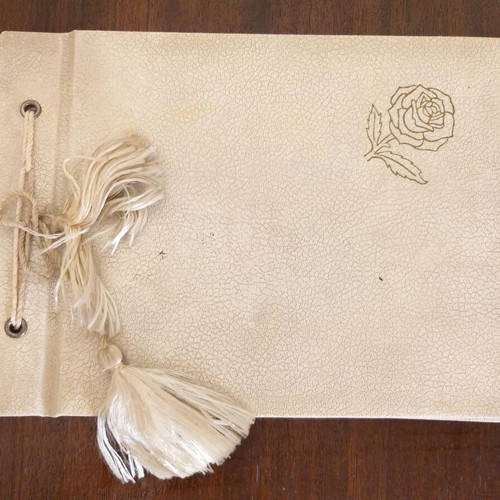 Wedding photo album used, 1960s