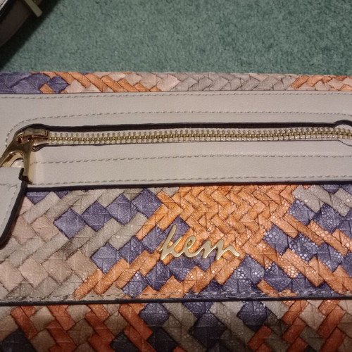 KEM envelope bag like new, crossbody, gray multicolor