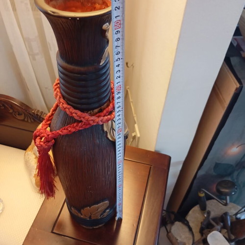 Decorative ceramic vase used, 62cm