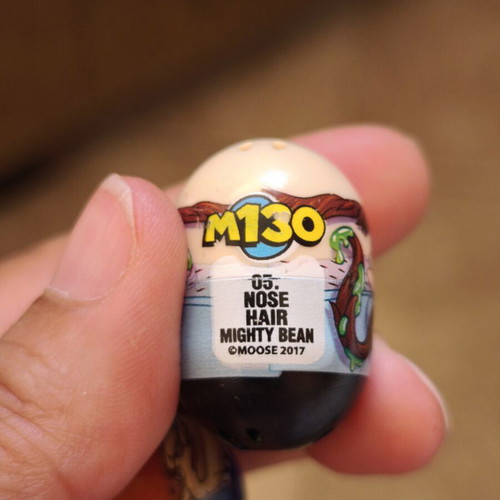 The Mighty Beanz Nose Hair Bean N5 collectible, used, series 1 2017