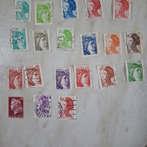Stamps sealed pack of 20 from France like new