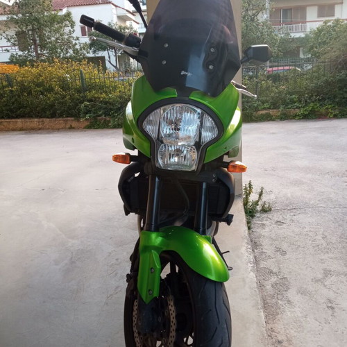 Kawasaki Versys 650 motorcycle used, 2012, 43,300 km, Kappa 46L top case