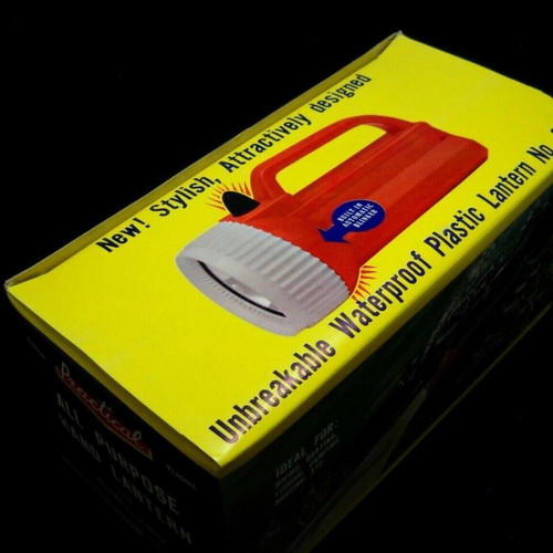 Vintage waterproof flashlight new in box