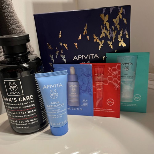 Apivita set new festive with shampoo, cream and samples