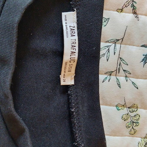 Zara black dress like new, size S