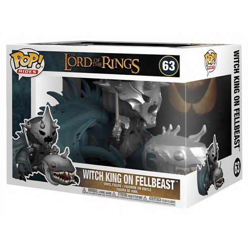 Funko Pop! Rides Lord of the Rings Witch King On Fellbeast #63 καινούργιο σφραγισμένη συσκευασία