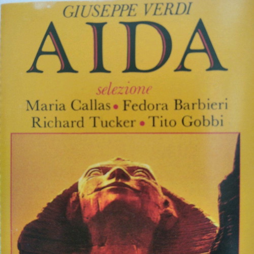 Giuseppe Verdi Aida cassette used, classical