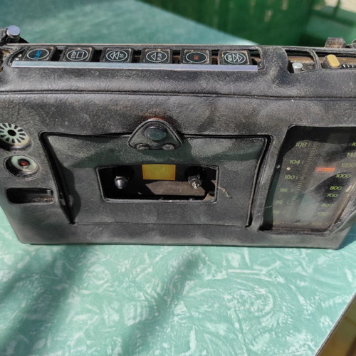 Cassette player used portable with radio for collection