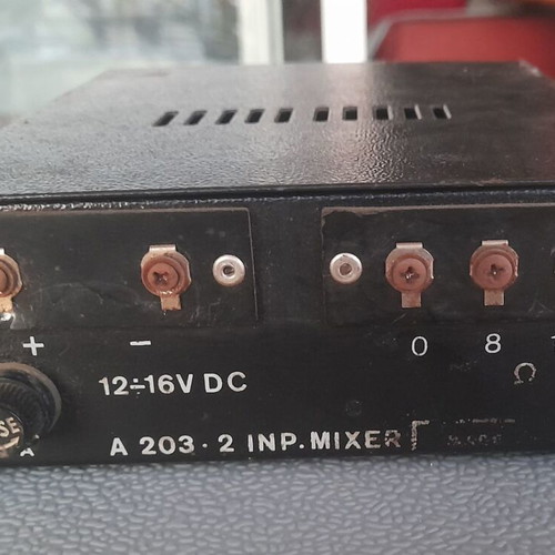 PAL A-203 Car Microphone Amplifier used, 12V
