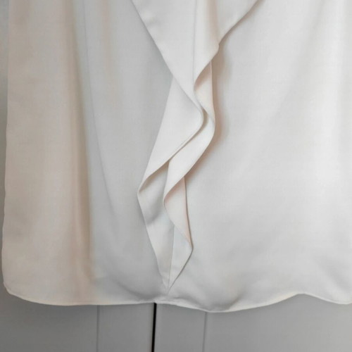 H&M Sleeveless Blouse Used, White, Size S