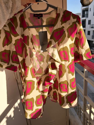 Lipsy London wrap shirt new multicolor
