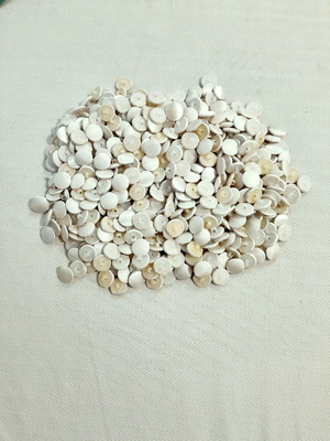 Satin fabric covered buttons 18 mm, new, pack of 500 pcs