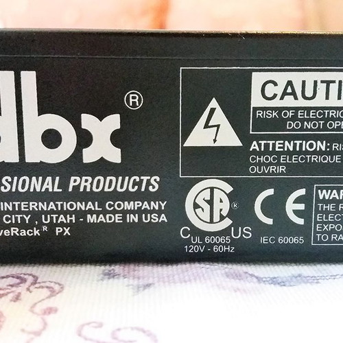 DBX Driverack PX Audio Processor like new Compressor Limiter Gate