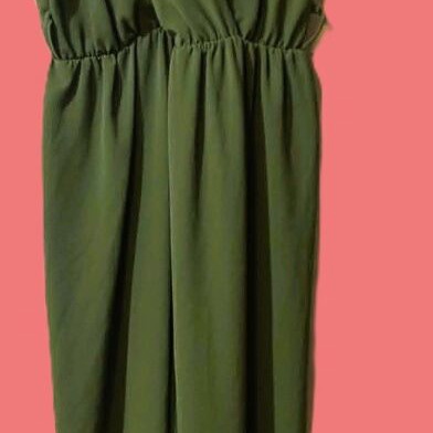 Shein one-piece jumpsuit size S like new, green, summer fabric