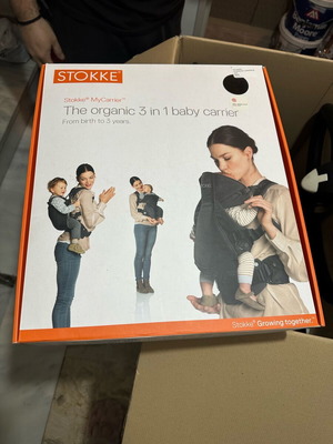 Stokke baby carrier and baby scale like new