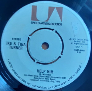 IKE & TINA TURNER ~ NUTBUSH CITY LIMITS (1973, United Artists, 7" single, αυθεντική ελληνική έκδοση)