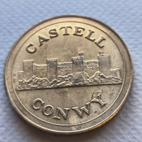 Conwy Castle commemorative medal by Cadw
