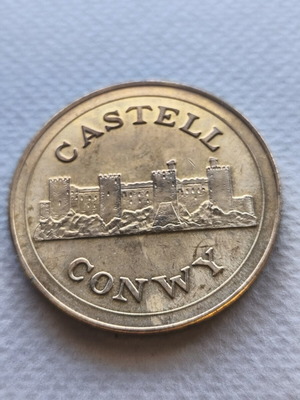 Conwy Castle commemorative medal by Cadw