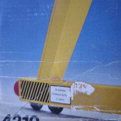 Playmobil 4210 M·A·N Crane Bridge vintage German set used