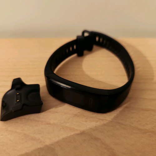 Huawei Band 3 Pro waterproof with heart rate monitor black with charger used