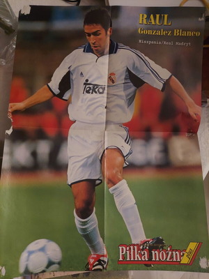 Raul Gonzalez Blanco & Real Madrid poster used
