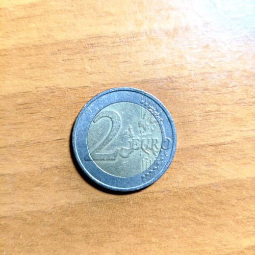 2€ Dieurō commemorative coin 1999-2009 Greek Republic with Rod of Asclepius used