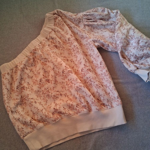 Winter women's set used, beige and brown, fleece lined