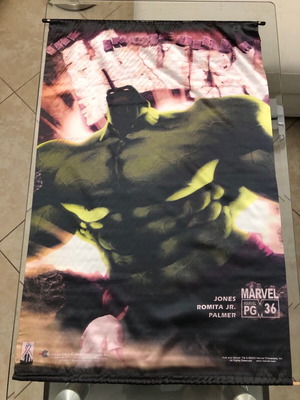 Incredible Hulk 36 new fabric poster banner Marvel Comics
