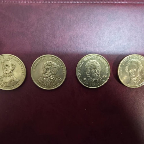 14 Greek commemorative coins 1974-2000