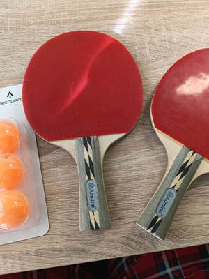 Admiral rackets and Technopro 40mm balls new