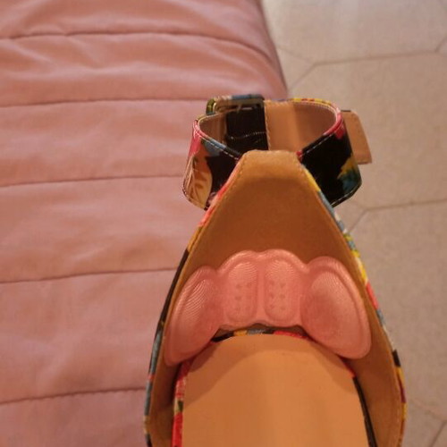 Shein floral sandals new, 7 cm heel, size 41