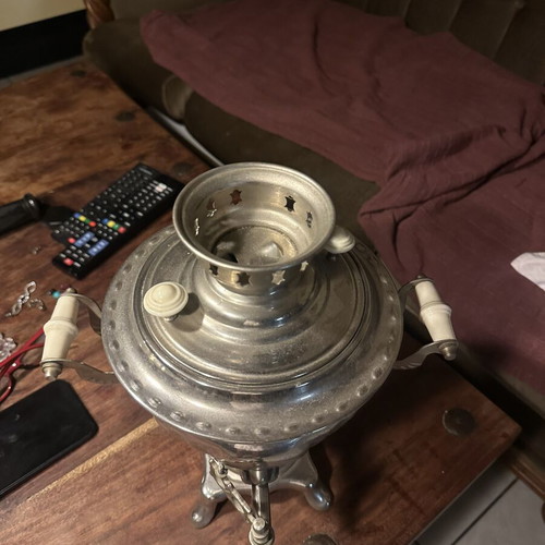 Vintage Russian samovar used, dated 70s to 80s