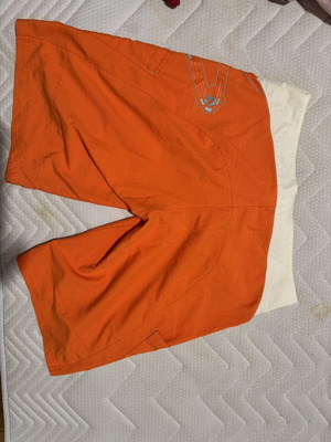 Adidas swim shorts like new, orange, size M