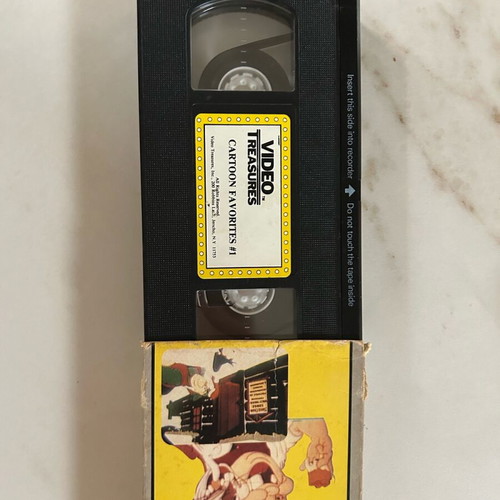 Cartoon Favorites VHS video tape used, animated cartoons 1986