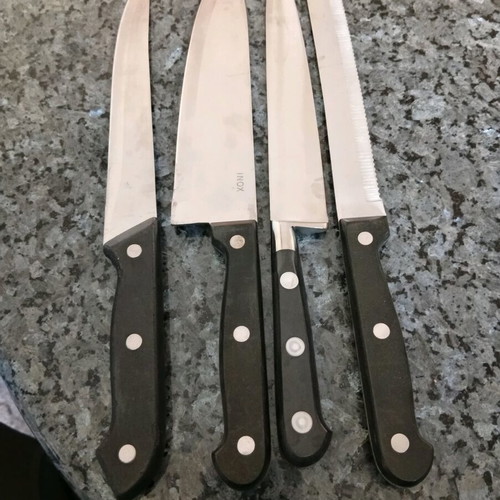 Kitchen knives stainless steel like new