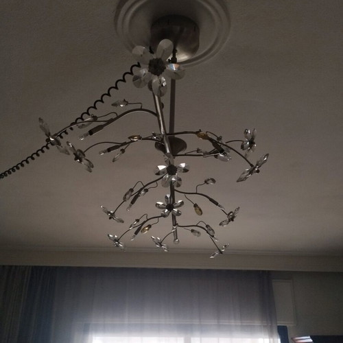 Svarofski ceiling light like new