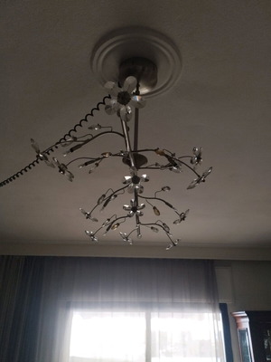 Svarofski ceiling light like new