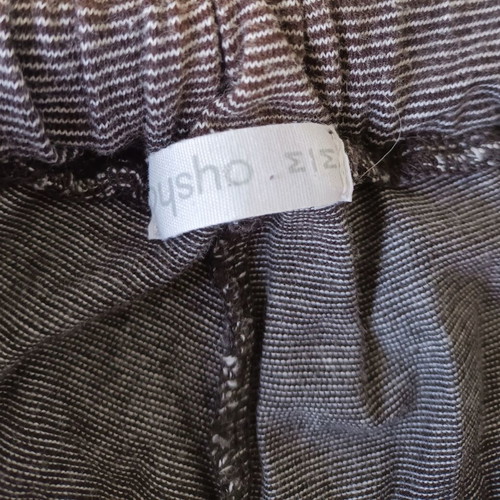 Oysho women's striped pajama pants with print, size M