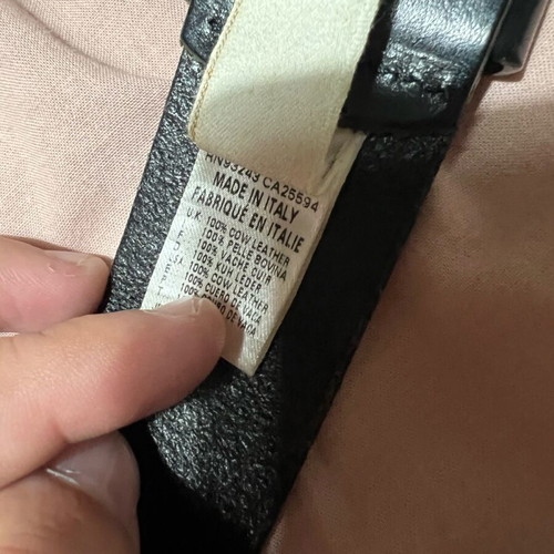 Diesel vintage belt used, black, size 90 cm