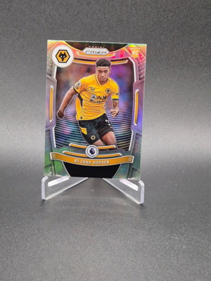 2021-22 Panini Prizm Premier League Silver Ki-Jana Hoever #49 Rookie RC card used