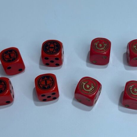 Combat Hex 2004 Sabertooth Games Dice pack of 13 like new