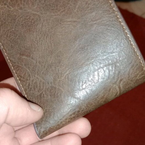 Tommy men's leather wallet like new, brown