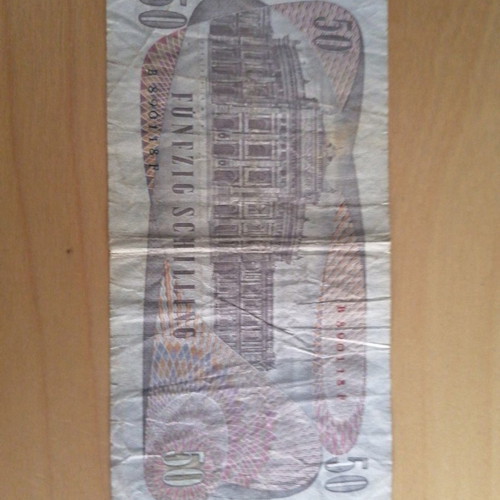 Austrian schilling used 50, 1970