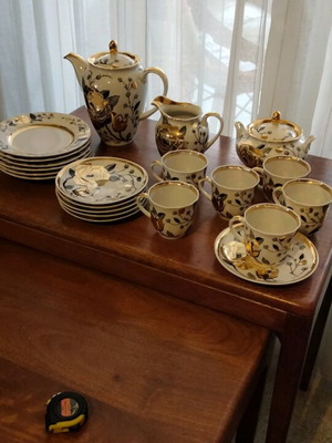 Verbilki Zlatna Roza Porcelain Set 21 Pieces Like New