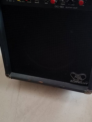 Elephant DC-60 guitar amplifier used, combo with Tube Drive and reverb