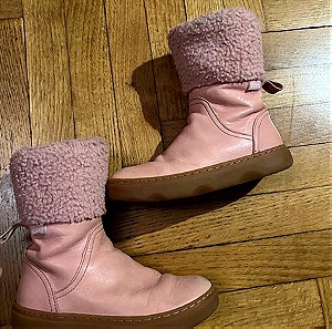 Camper leather boots in pink no 28