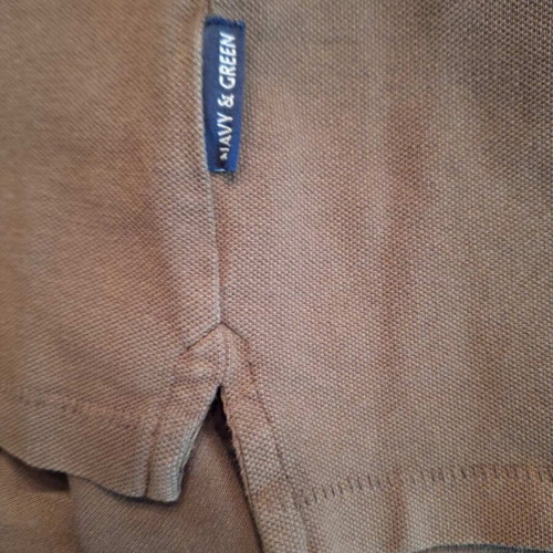 Navy & Green long-sleeve shirt like new, olive color, size M