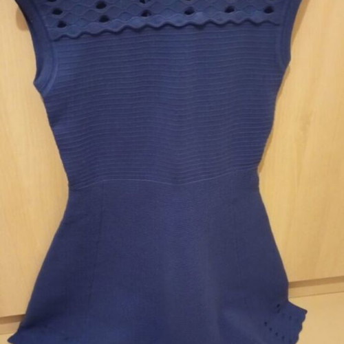 Ted Baker knitted dress, blue, size S