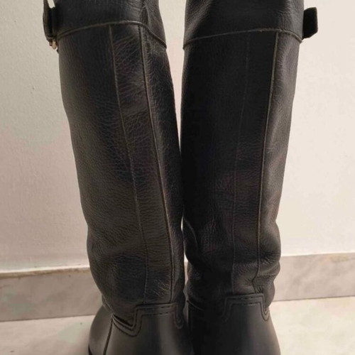 Feng Shoe boots used, size 40, black, leather and galoshes